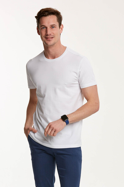 VOLTAJ - Базовая мужская футболка с круглым вырезом