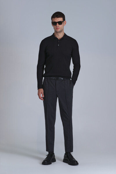 Aden Men's Sweater Black - LUFIAN (1)