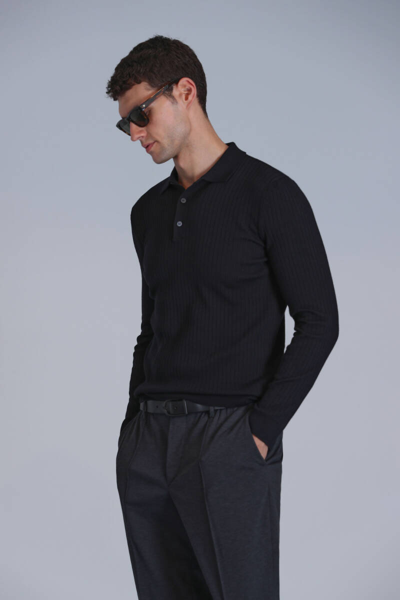 Aden Men's Sweater Black - 3