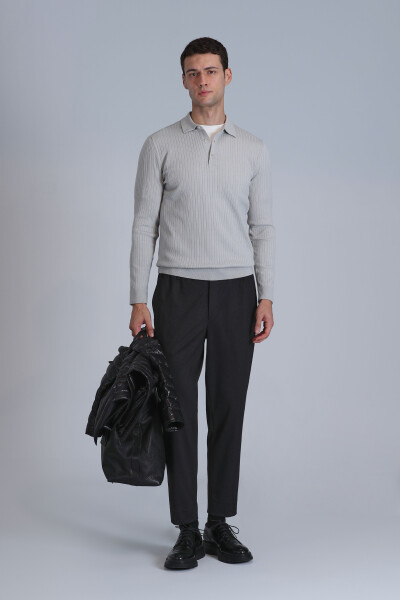 Aden Men's Sweater Light Gray - 4