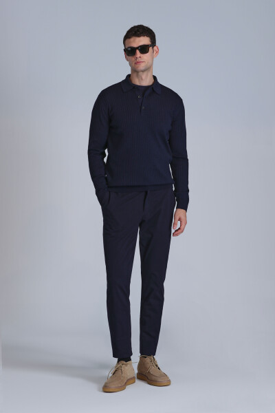 Aden Men's Sweater Navy Blue - 4