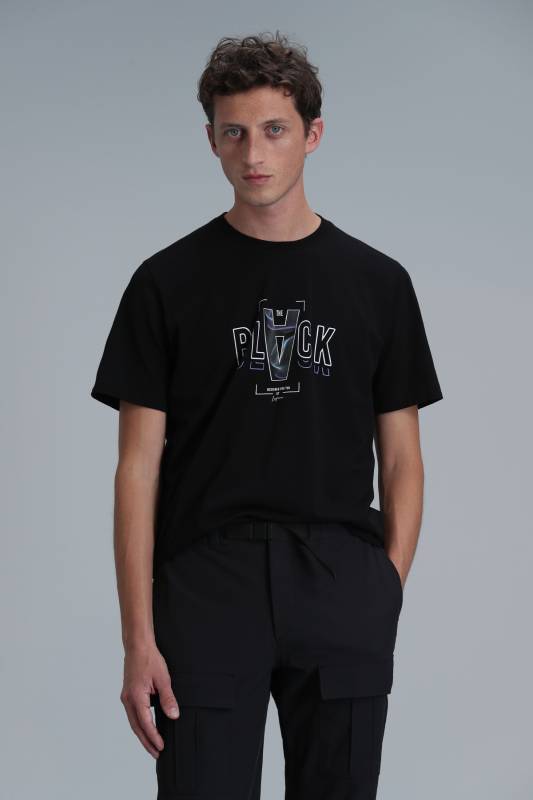 Adrian Modern Graphic T-Shirt Black - 1