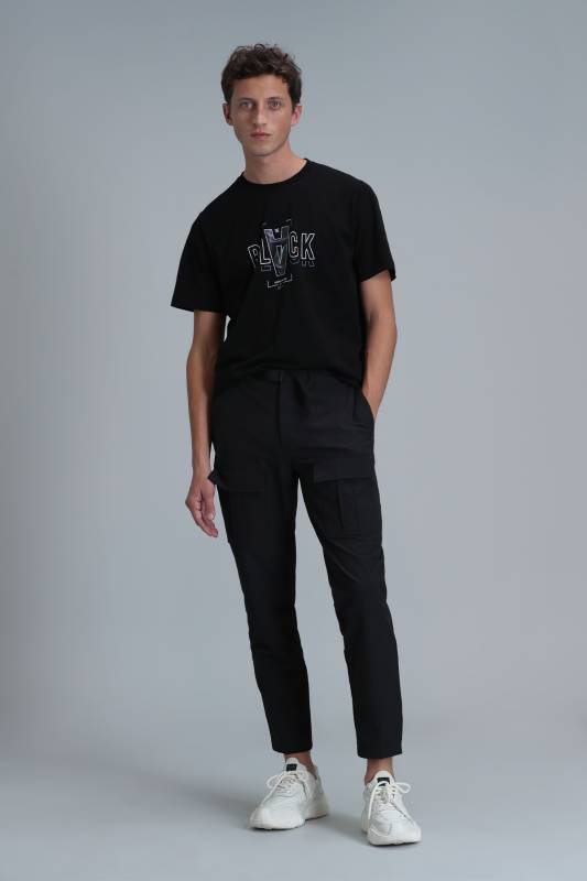 Adrian Modern Graphic T-Shirt Black - 2