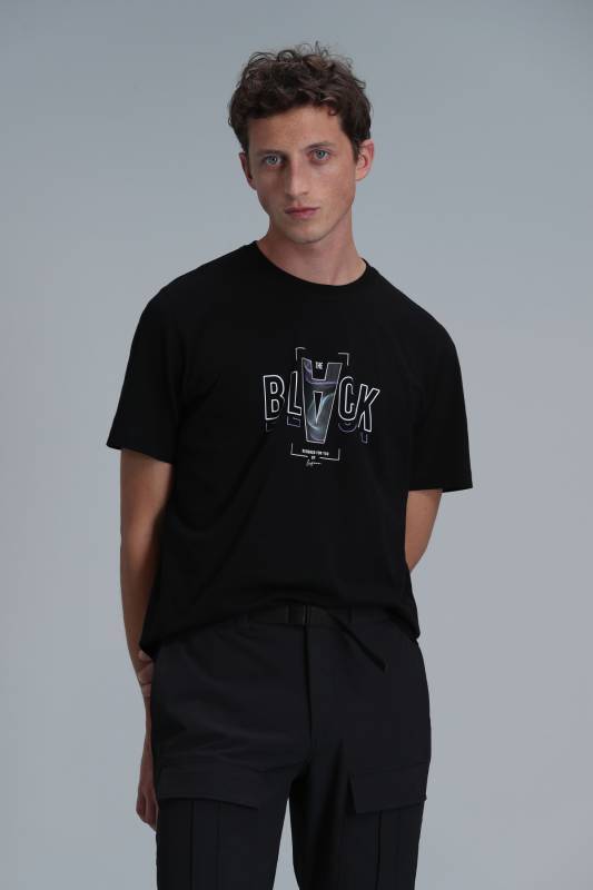 Adrian Modern Graphic T-Shirt Black - 3
