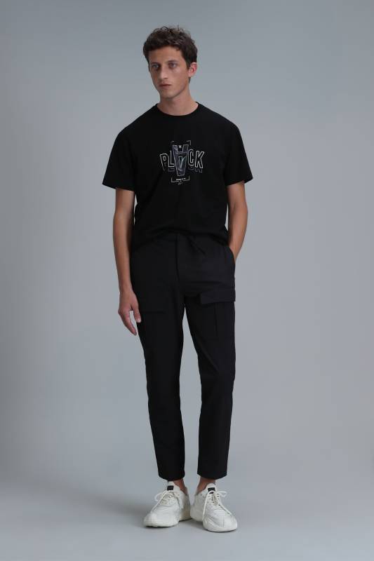 Adrian Modern Graphic T-Shirt Black - 4