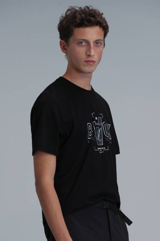 Adrian Modern Graphic T-Shirt Black - 5