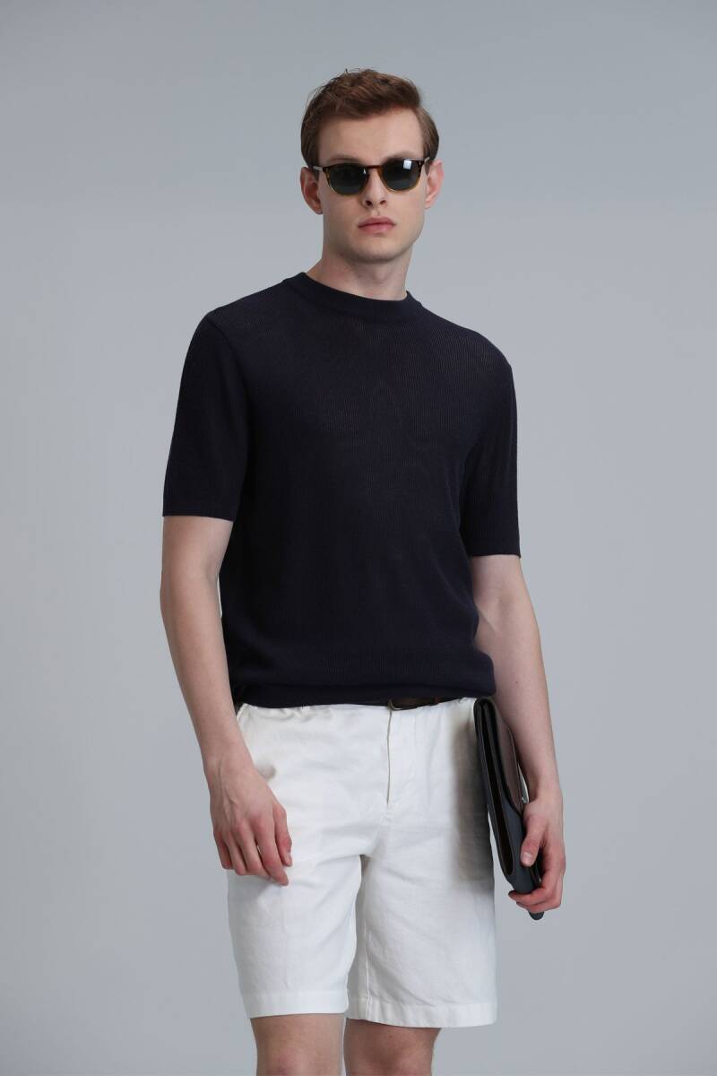 Alen Erkek Kazak Lacivert - 1