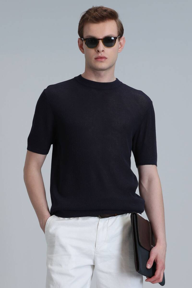 Alen Erkek Kazak Lacivert - 3