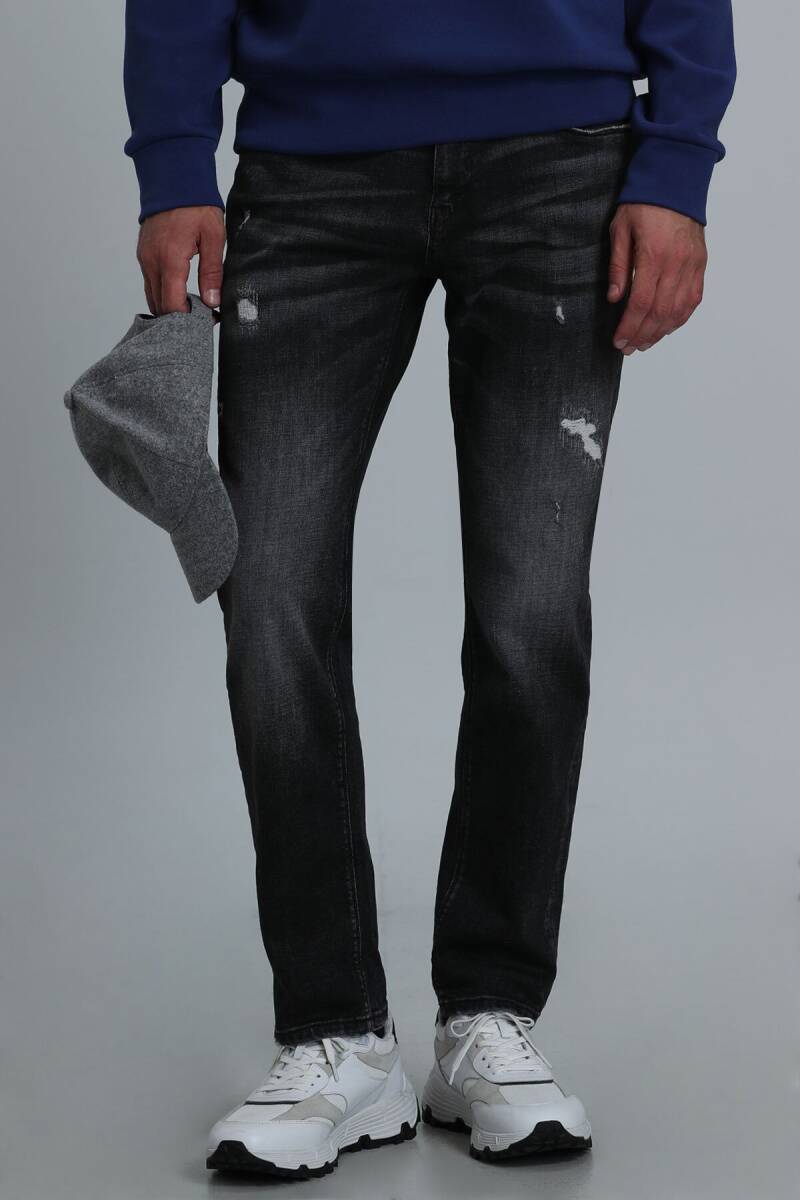 Alex Smart Jean Erkek Pantolon Slim Fit Siyah - 2