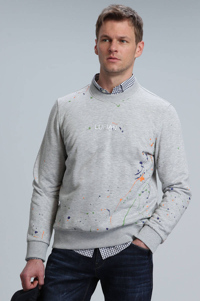 Alexander Erkek Sweatshirt Gri - 3