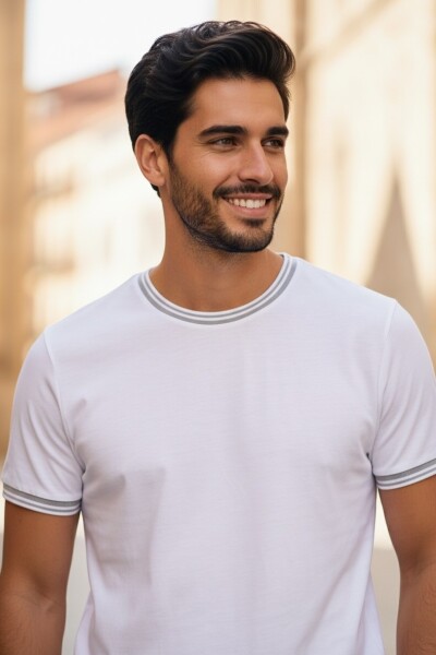 Alfriston Off-White Color Striped Detailed Knitwear - 2