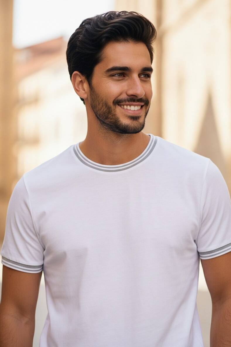 Alfriston Off-White Color Striped Detailed Knitwear - 2