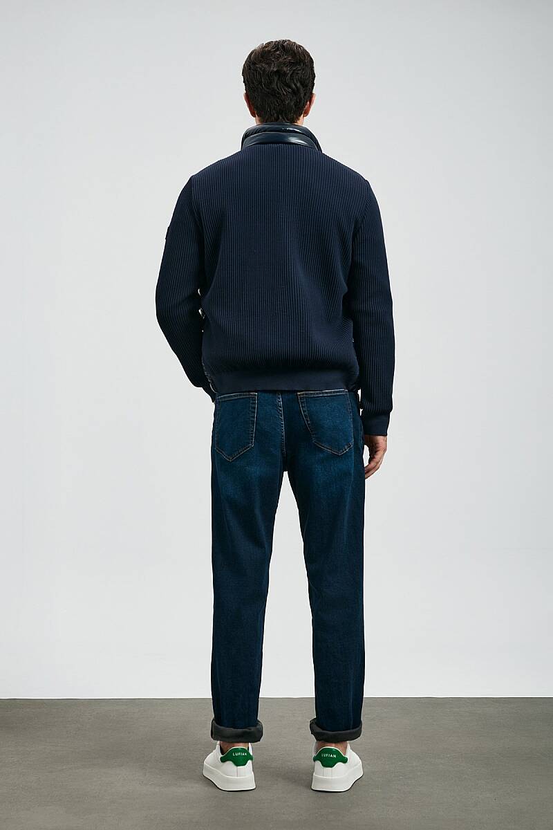 Anatol Spor Jean Erkek Pantolon Straight Fit Mavi - 5