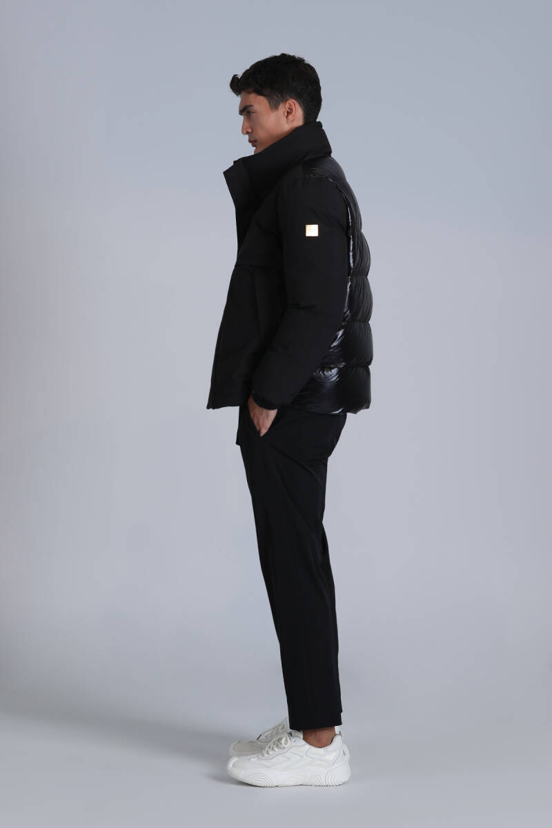 Andor Goose Down Men's Coat Black - 2