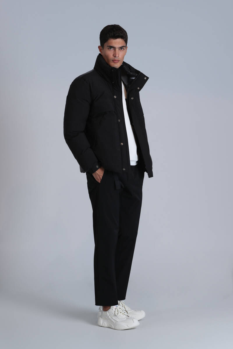 Andor Goose Down Men's Coat Black - 4