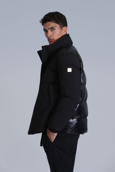 Andor Goose Down Men's Coat Black - 5