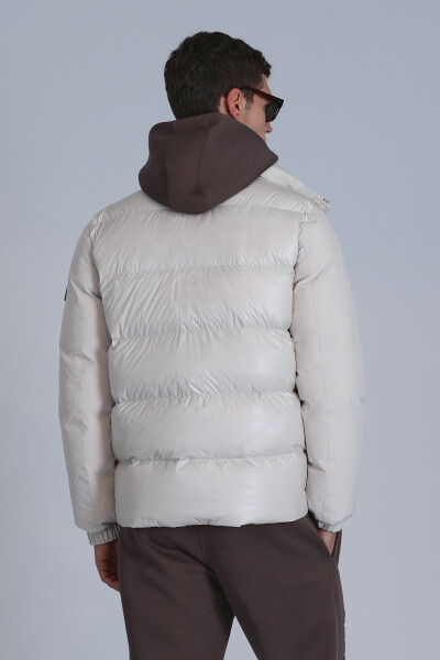 Andor Goose Down Men's Coat Stone - 6