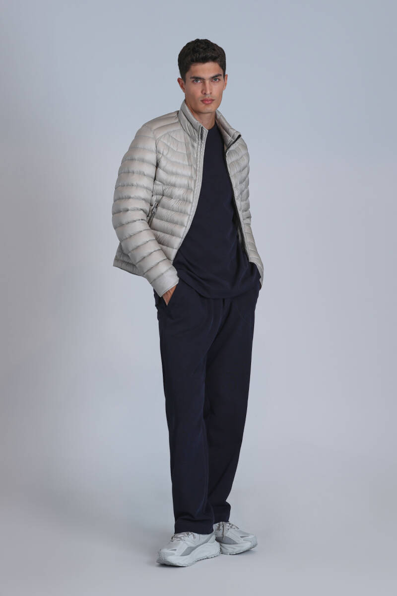 Andy Goose Down Men's Coat Beige - 1