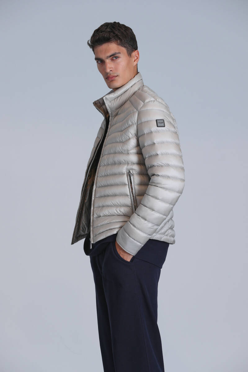 Andy Goose Down Men's Coat Beige - 3