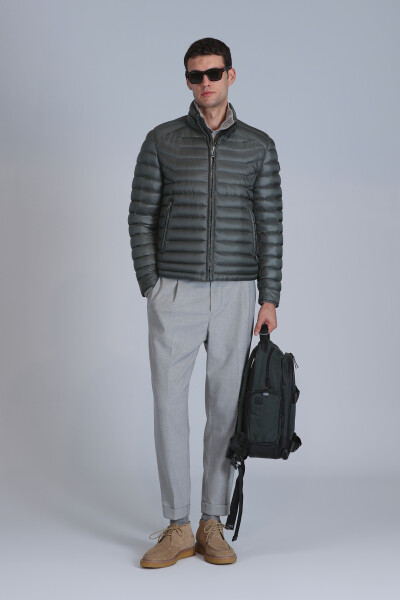 Andy Goose Down Men's Coat Green - LUFIAN