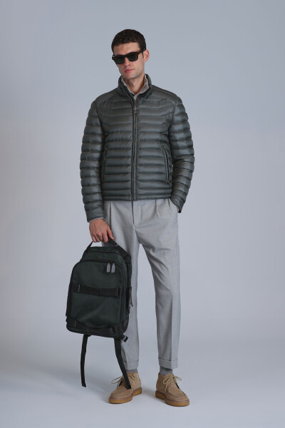 Andy Goose Down Men's Coat Green - LUFIAN (1)