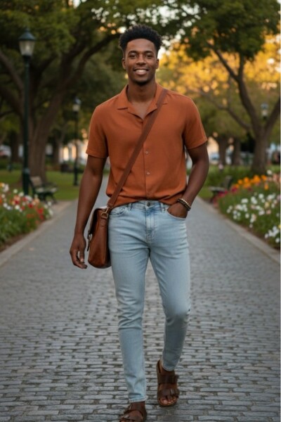 Andy Slim Fit Jeans Ice Blue - 1
