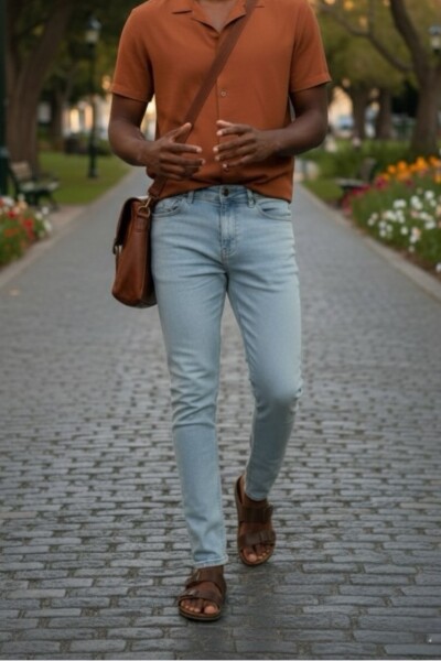 Andy Slim Fit Jeans Ice Blue - 2