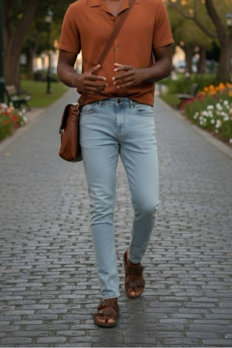 Andy Slim Fit Jeans Ice Blue - 2