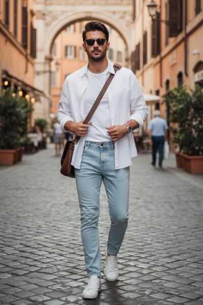 Andy Slim Fit Jeans Ice Blue - 3