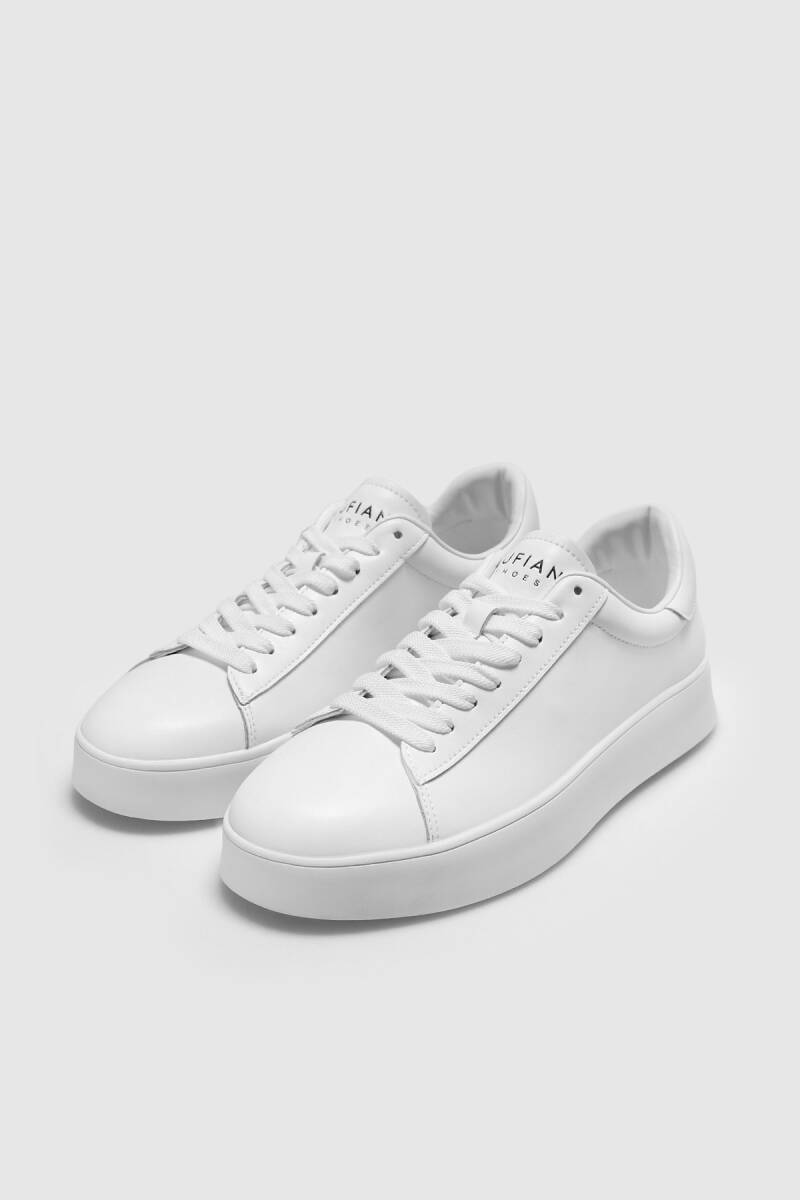 Anton Erkek Sneaker Ayakkabı Beyaz - 4