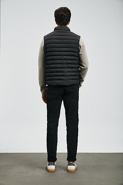 Anton Smart Jean Erkek Pantolon Slim Fit Siyah - 6