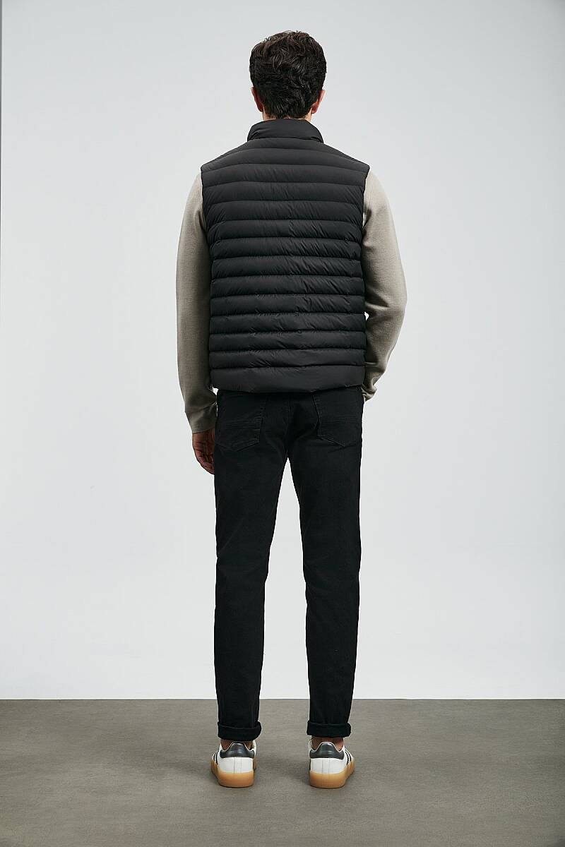 Anton Smart Jean Erkek Pantolon Slim Fit Siyah - 6