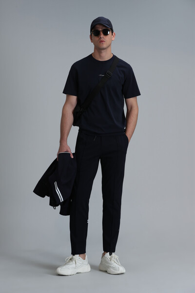 Antony Modern Graphic T-Shirt Navy Blue - 2