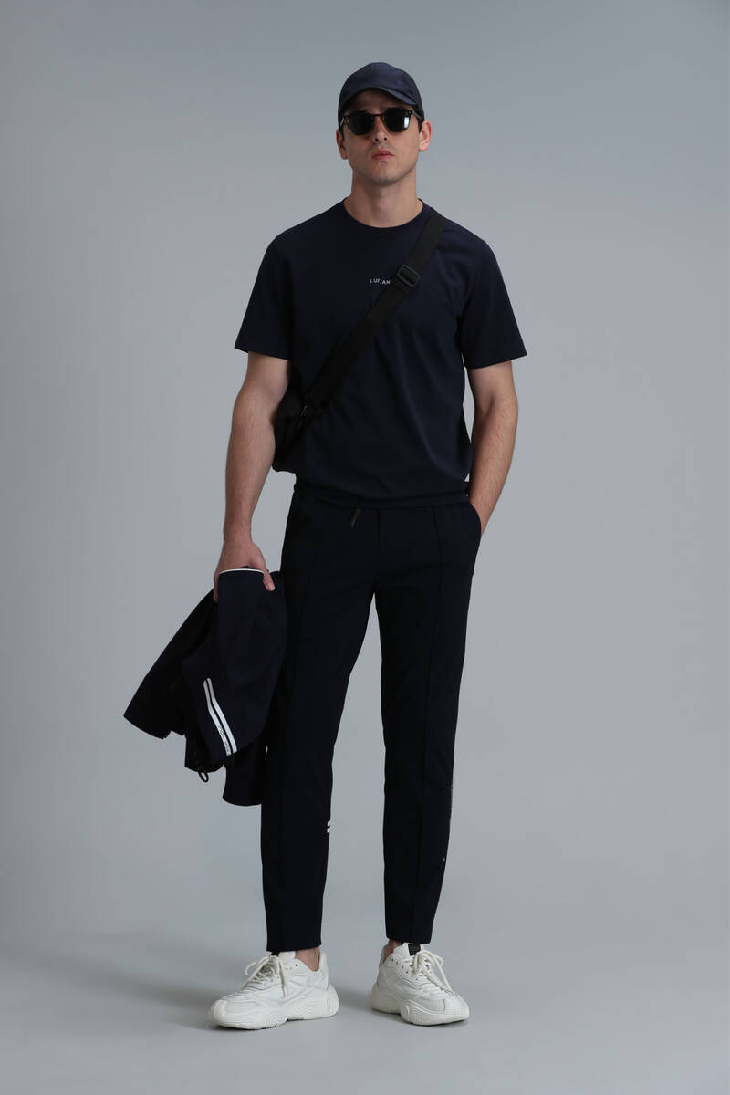 Antony Modern Graphic T-Shirt Navy Blue - 2