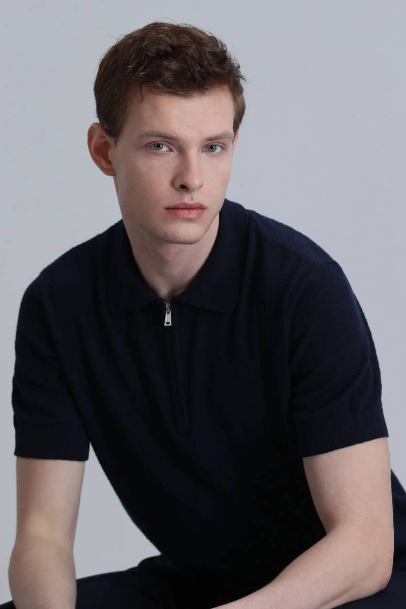 Aren Men's Sweater Navy Blue - 3