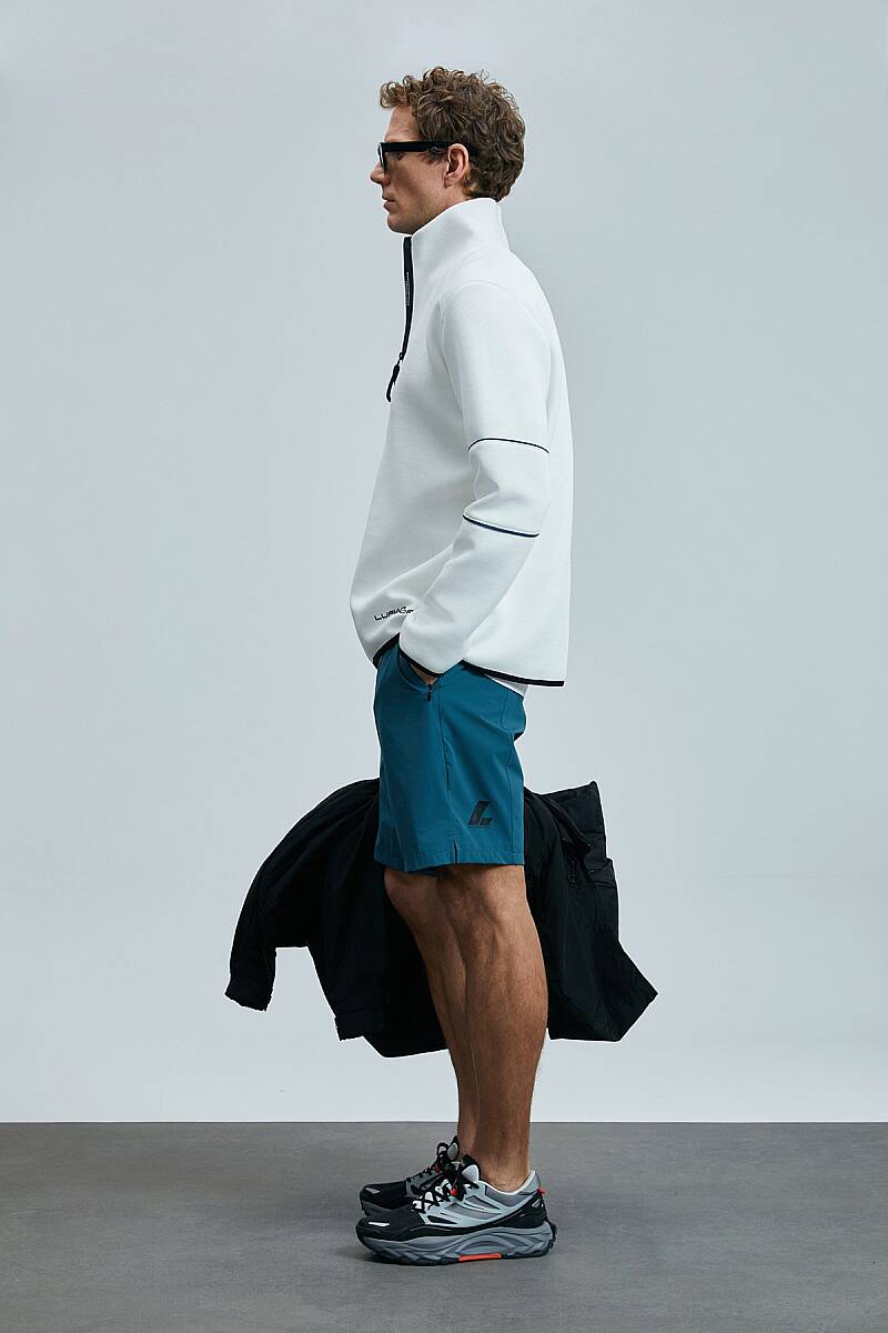 Art Erkek Sweatshirt Kırık Beyaz - 2