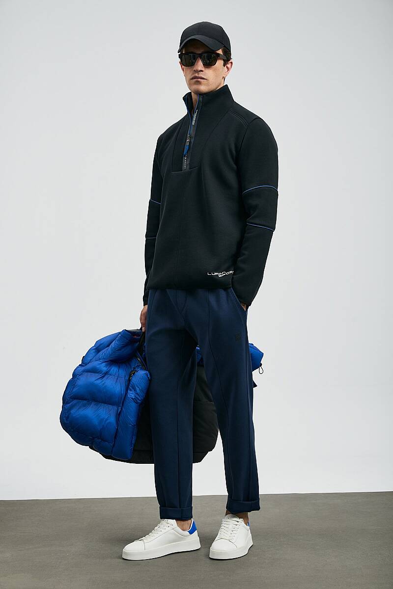 Art Erkek Sweatshirt Siyah - 1