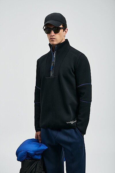 Art Erkek Sweatshirt Siyah - 3