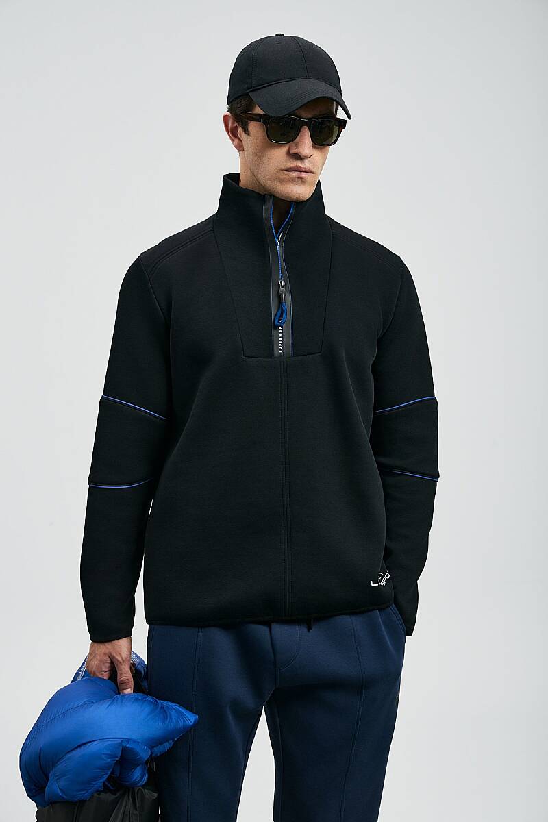 Art Erkek Sweatshirt Siyah - 4