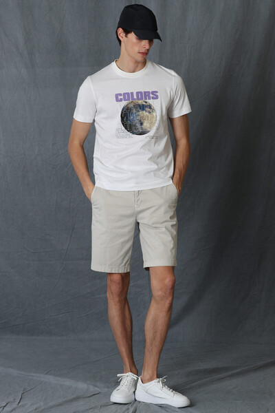 Lufian - Ash Modern Grafik T- Shirt (1)