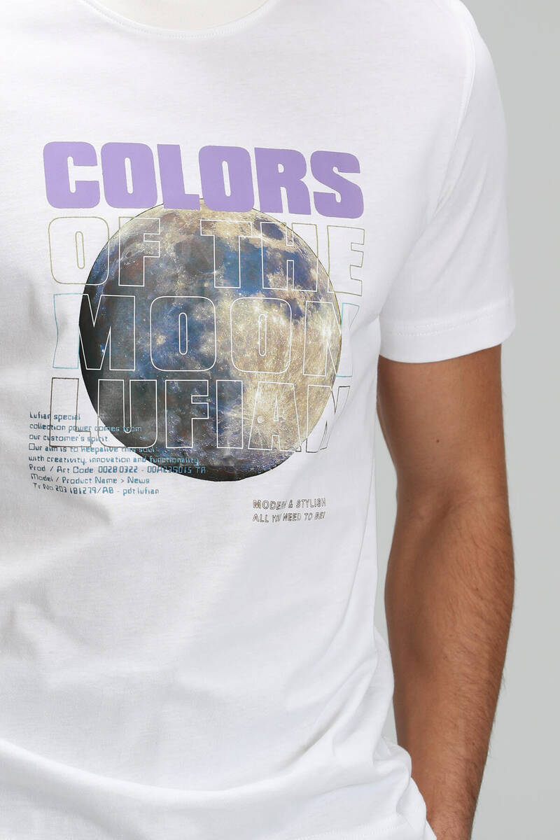 Ash Modern Graphic T- Shirt White - 3
