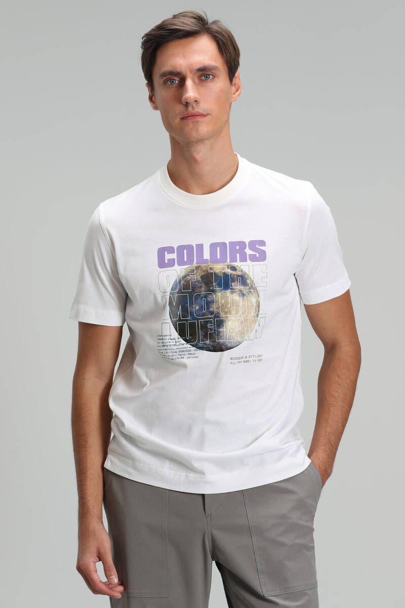 Ash Modern Graphic T- Shirt White - 4