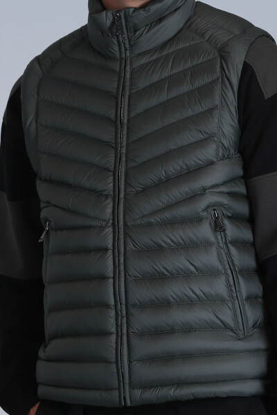 Axel Goose Down Men's Vest Green - 3