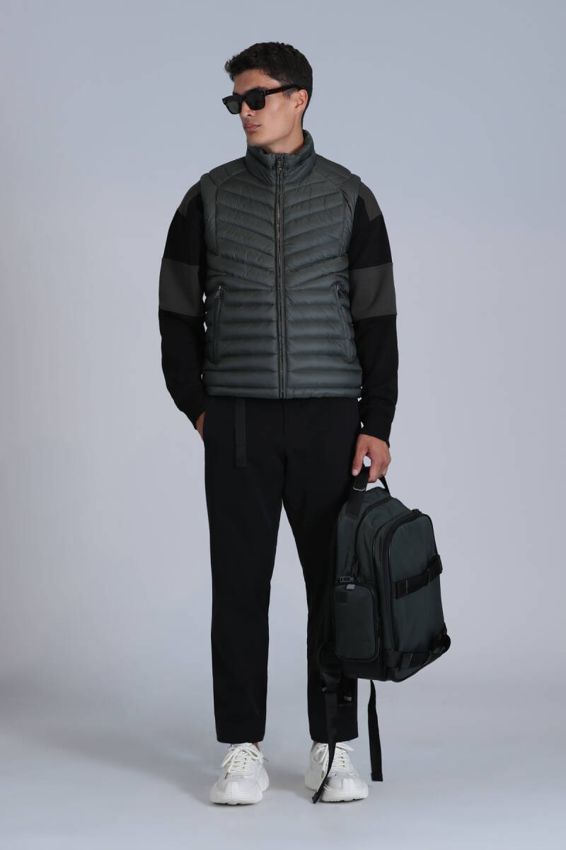 Axel Goose Down Men's Vest Green - 4