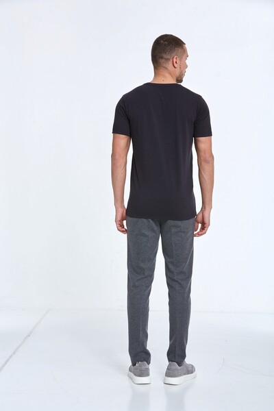 Axel Printed Men's T-Shirt Black - 5
