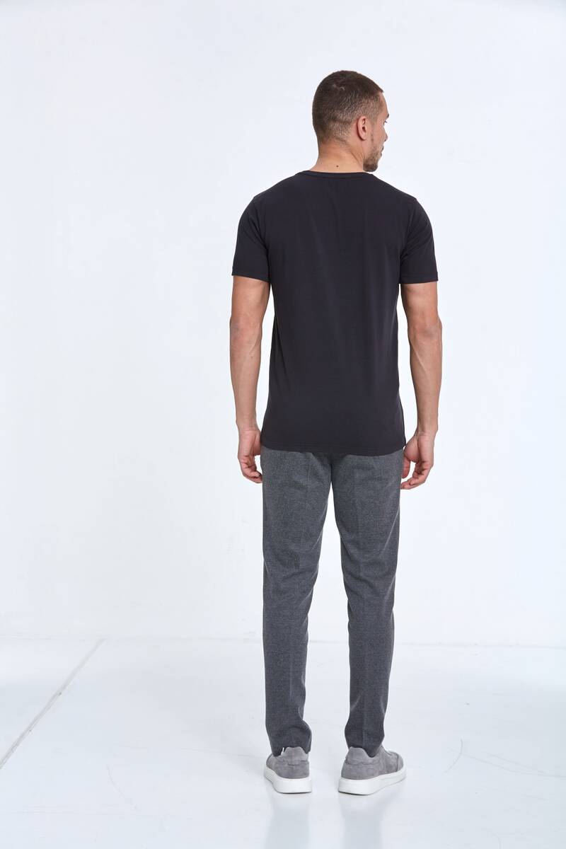 Axel Printed Men's T-Shirt Black - 5