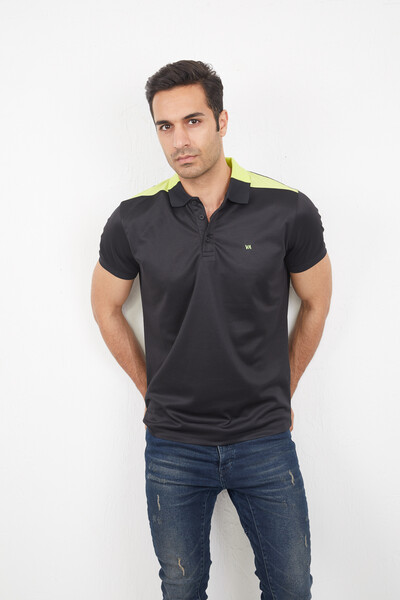 Bandon Polo Erkek Tişört Siyah 