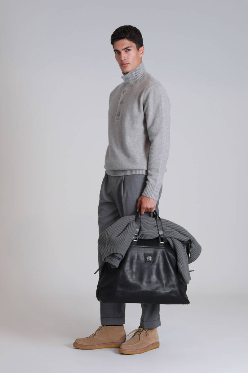 Bert Erkek Kazak Açık Gri - 4