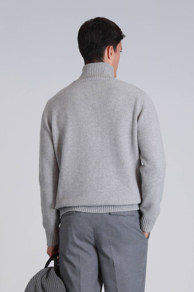 Bert Erkek Kazak Açık Gri - 6