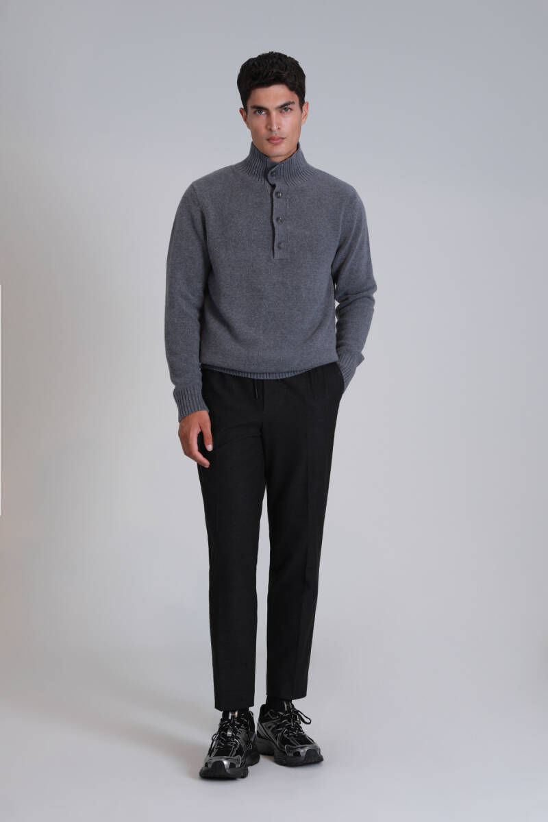 Bert Erkek Kazak Gri - 2